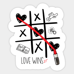 LOVE WINS Sticker